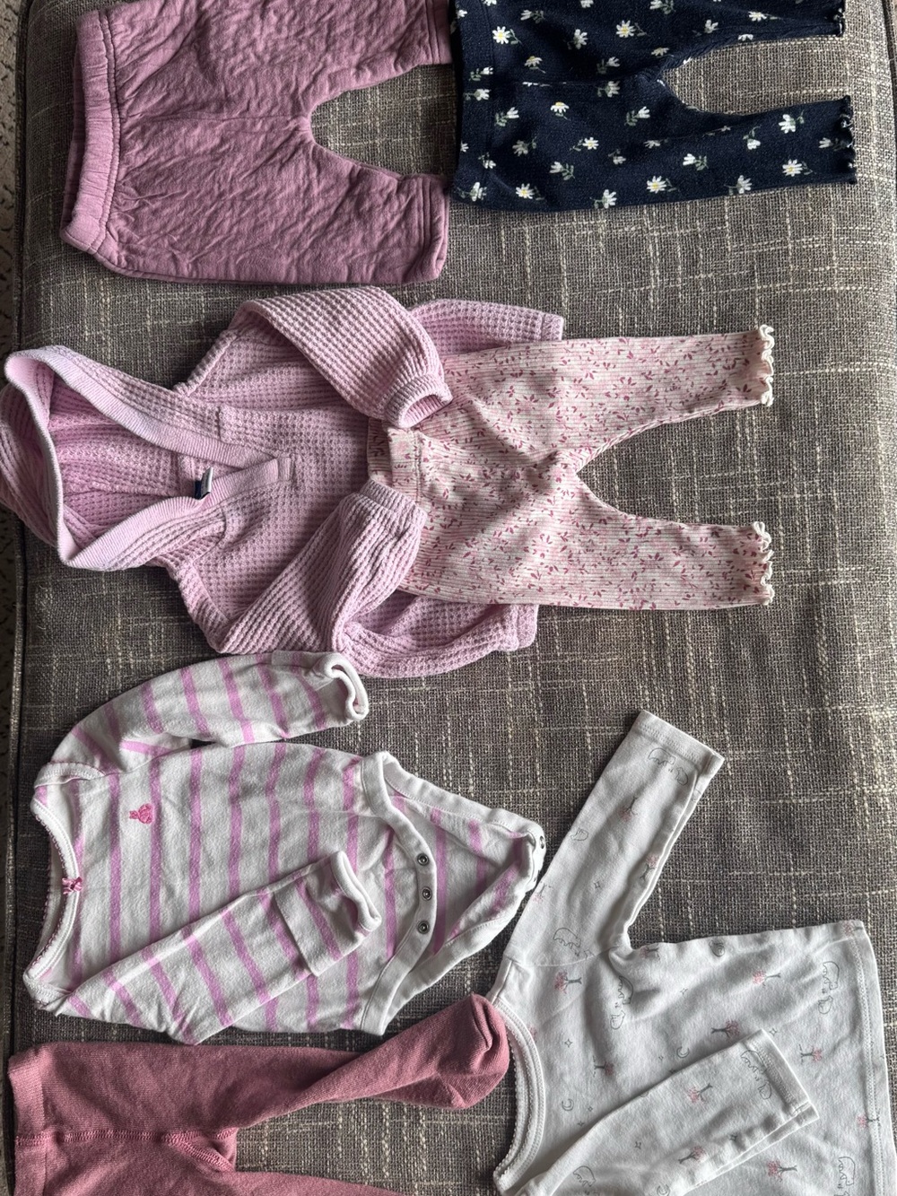 Pink Floral & Stripe Kids Pajama Set - Soft Cotton Blend